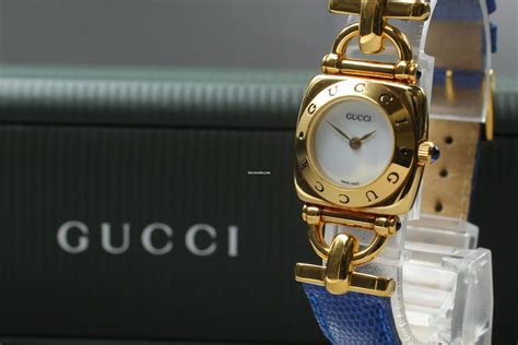 Gucci Watch From Japan White Dial Vintage Women's Band 6300L